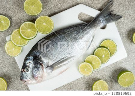 Dorado Fish with Citrus, Culinary Preparation Dorado Fish with Citrus, Culinary Preparation 128819692