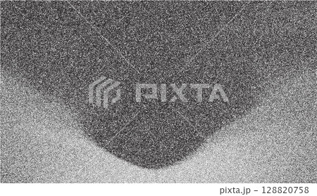 Grain Noise Gradient Background with Abstract Black White Pattern and Paint Effect. Vintage Vector Brush Art with Sand Texture or Grunge Splatter Overlay. Soft Wavy Dotwork Design for Retro Wallpaper. Grain Noise Gradient Background with Abstract Black White Pattern and Paint Effect. Vintage Vector Brush Art with Sand Texture or Grunge Splatter Overlay. Soft Wavy Dotwork Design for Retro Wallpaper. 128820758