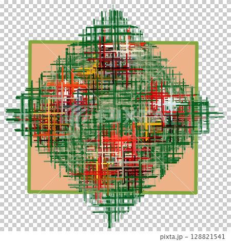 set of spiral swirl in retro style isolated 128821541