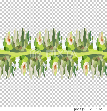 a tree in the form of a fence a tree in the form of a fence 128821645
