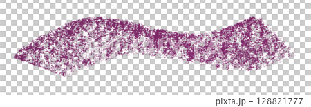Purple crayon brush stroke isolated on transparent background Purple crayon brush stroke isolated on transparent background 128821777