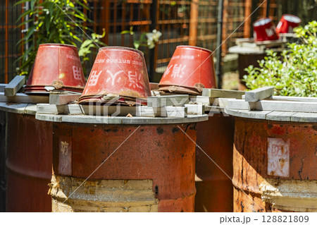 防火用水 消火 バケツ 防火用水 消火 バケツ 128821809