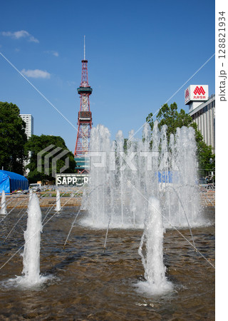 札幌 大通公園の噴水 札幌 大通公園の噴水 128821934