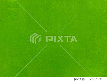 Bright green textured backdrop, featuring smooth and even surface, perfect for use in design projects, digital art, and creative visual compositions, lime tone color, copy space 128821950