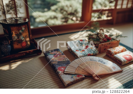 囲炉裏のある風景 囲炉裏のある風景 128822264