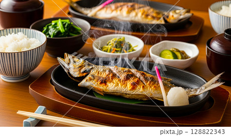 おいしい焼き魚定食 おいしい焼き魚定食 128822343
