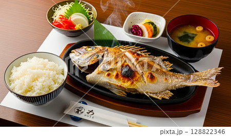 おいしい焼き魚定食 128822346
