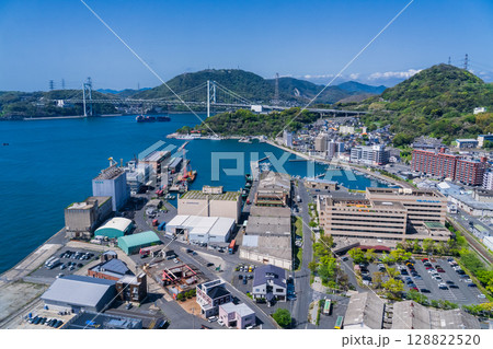 《福岡県》関門海峡の眺望 128822520