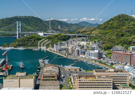 《福岡県》関門海峡の眺望 128822527