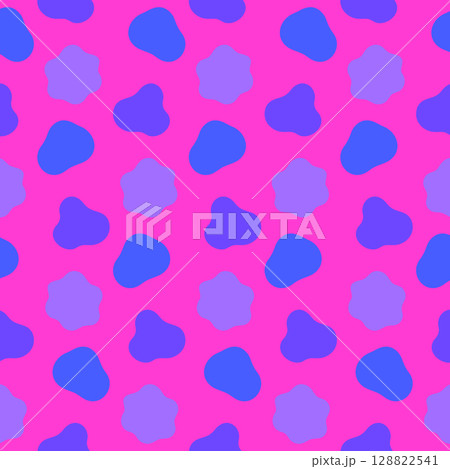 レトロなみっしりカラーパターン ビビットなピンク レトロなみっしりカラーパターン ビビットなピンク 128822541