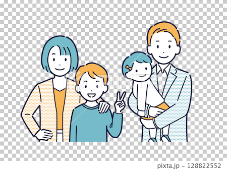 Family illustrations 128822552