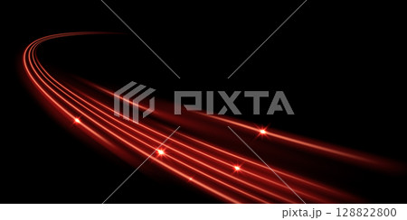 beautiful light speed line background on black background abstract design vector illustration 128822800