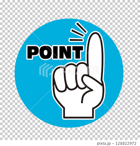 Index finger showing point Index finger showing point 128822972