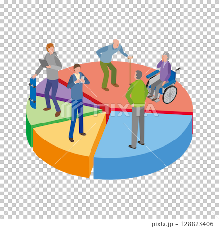 年齡組和圖表 年齡組和圖表 128823406