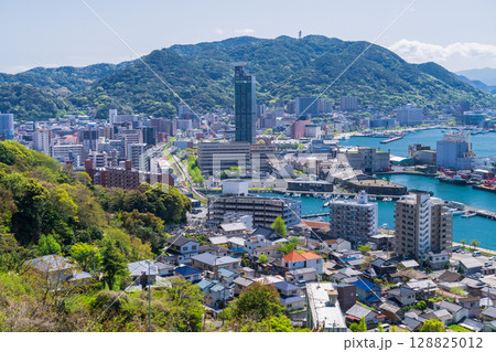 《福岡県》門司港の街並み 128825012