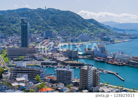 《福岡県》門司港の街並み 128825013