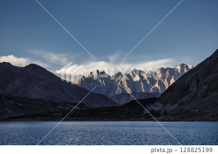 The Landscape of Attabad Lake, Hunza,Karakoram Highway, Pakistan 128825199