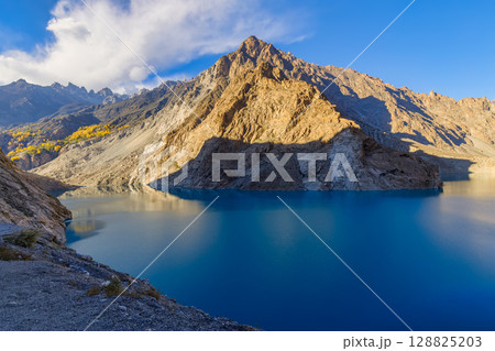 The Landscape of Attabad Lake, Hunza,Karakoram Highway, Pakistan 128825203