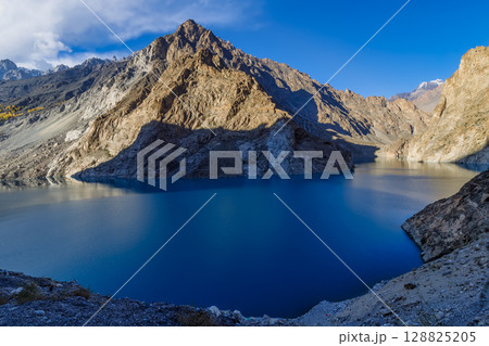 The Landscape of Attabad Lake, Hunza,Karakoram Highway, Pakistan 128825205