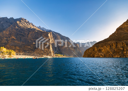 The Landscape of Attabad Lake, Hunza,Karakoram Highway, Pakistan 128825207