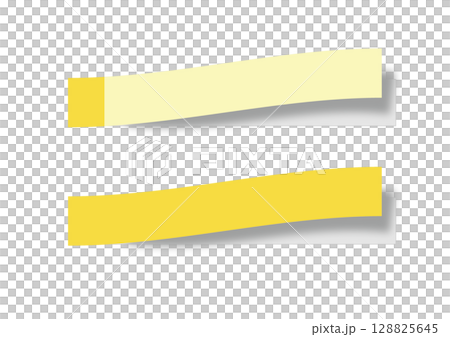 Simple yellow sticky note 128825645