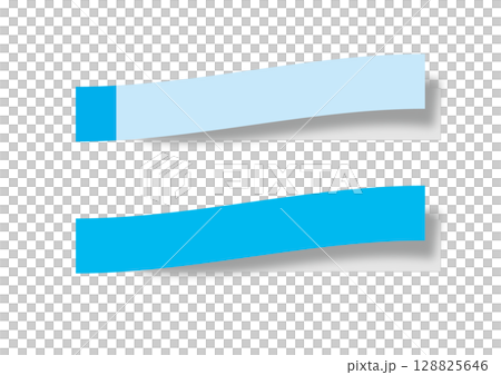 Simple blue sticky note 128825646