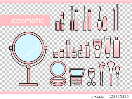 コスメセット　ピンク 128825826