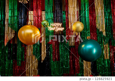 Vibrant New Year's Eve Party Decor 128825921