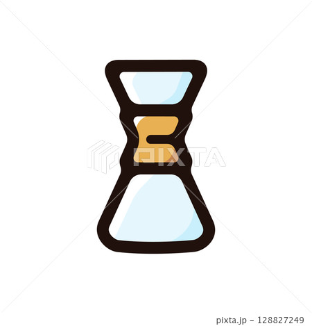 コーヒードリッパー、コーヒーサーバーのイラストアイコン(コーヒー・カフェ・飲食店素材) コーヒードリッパー、コーヒーサーバーのイラストアイコン(コーヒー・カフェ・飲食店素材) 128827249