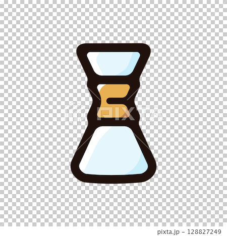 コーヒードリッパー、コーヒーサーバーのイラストアイコン(コーヒー・カフェ・飲食店素材) コーヒードリッパー、コーヒーサーバーのイラストアイコン(コーヒー・カフェ・飲食店素材) 128827249