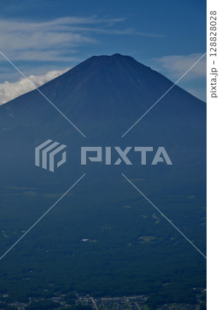 夏の富士山　御坂山地の黒岳展望台より 128828028