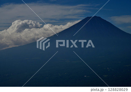 夏の富士山　御坂山地の黒岳展望台より 128828029