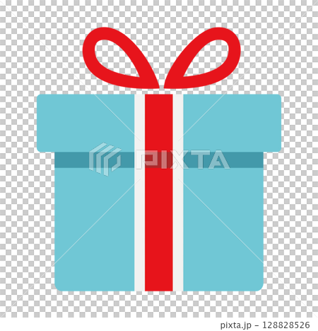 プレゼント ギフト アイコン 青 プレゼント ギフト アイコン 青 128828526