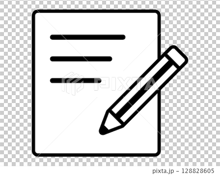 テストのアイコン モノトーン テストのアイコン モノトーン 128828605