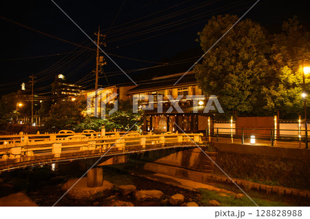 玉造温泉の夜景 玉造温泉の夜景 128828988