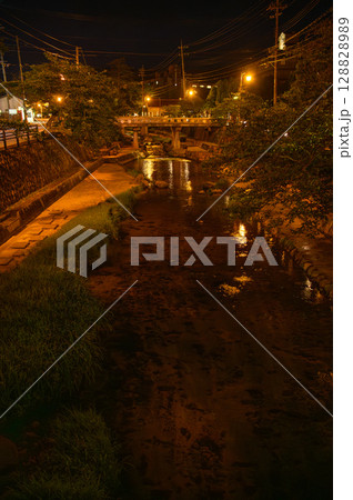 玉造温泉の夜景 128828989