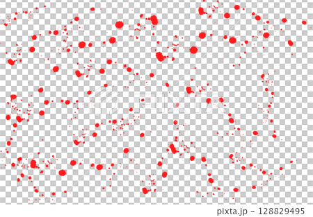 Horror blood splatter background Paint/ink 128829495