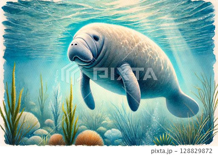 マナティー 128829872
