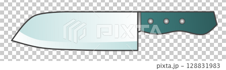 烹飪和烹調中用於切割和切斷食材的三德刀插圖 128831983