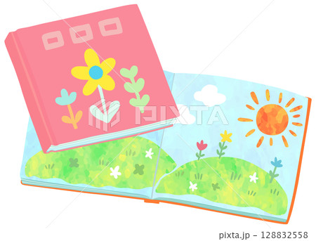 絵本のイラスト ベクター素材 絵本のイラスト ベクター素材 128832558
