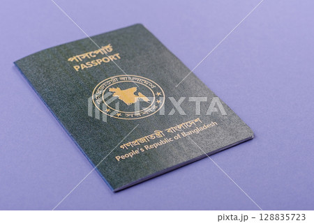 International passport of Bangladeshi citizen for global business 128835723
