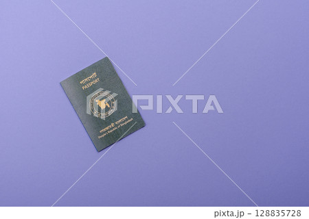 International passport of Bangladeshi citizen for global business 128835728