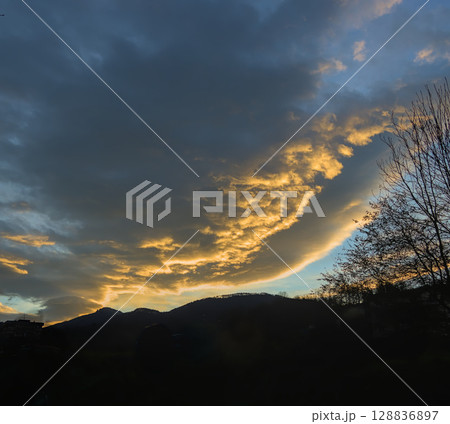 The colors of the sky 128836897