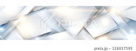 Abstract geometrical pattern with futuristic design and light hues, background 128837595