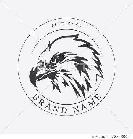 Eagle logo vector illustrations design template 128838005