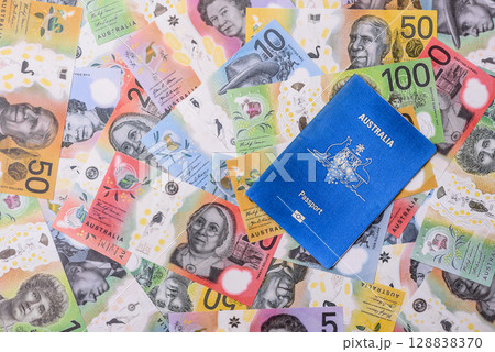 Australian passport for travelling, flying and doing business Australian passport for travelling, flying and doing business 128838370