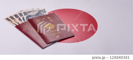 Japanese passport for travelling, flying and doing business Japanese passport for travelling, flying and doing business 128840381