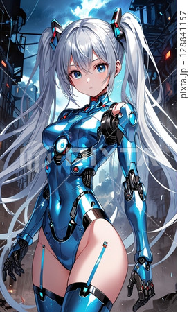 ロボットスーツ美少女 128841157