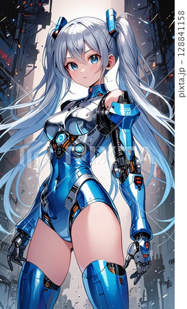 ロボットスーツ美少女 128841158