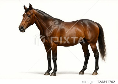 サラブレッド　馬 128841702